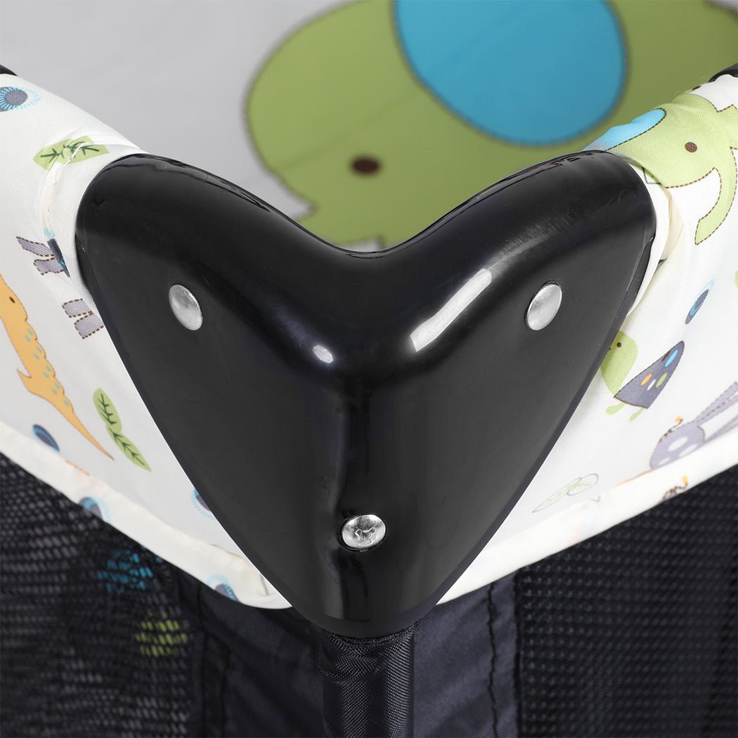 BoPeep Baby Cot Bed Crib Portable Bassinet Black - '9356877139642 Toy Chest Australia 3