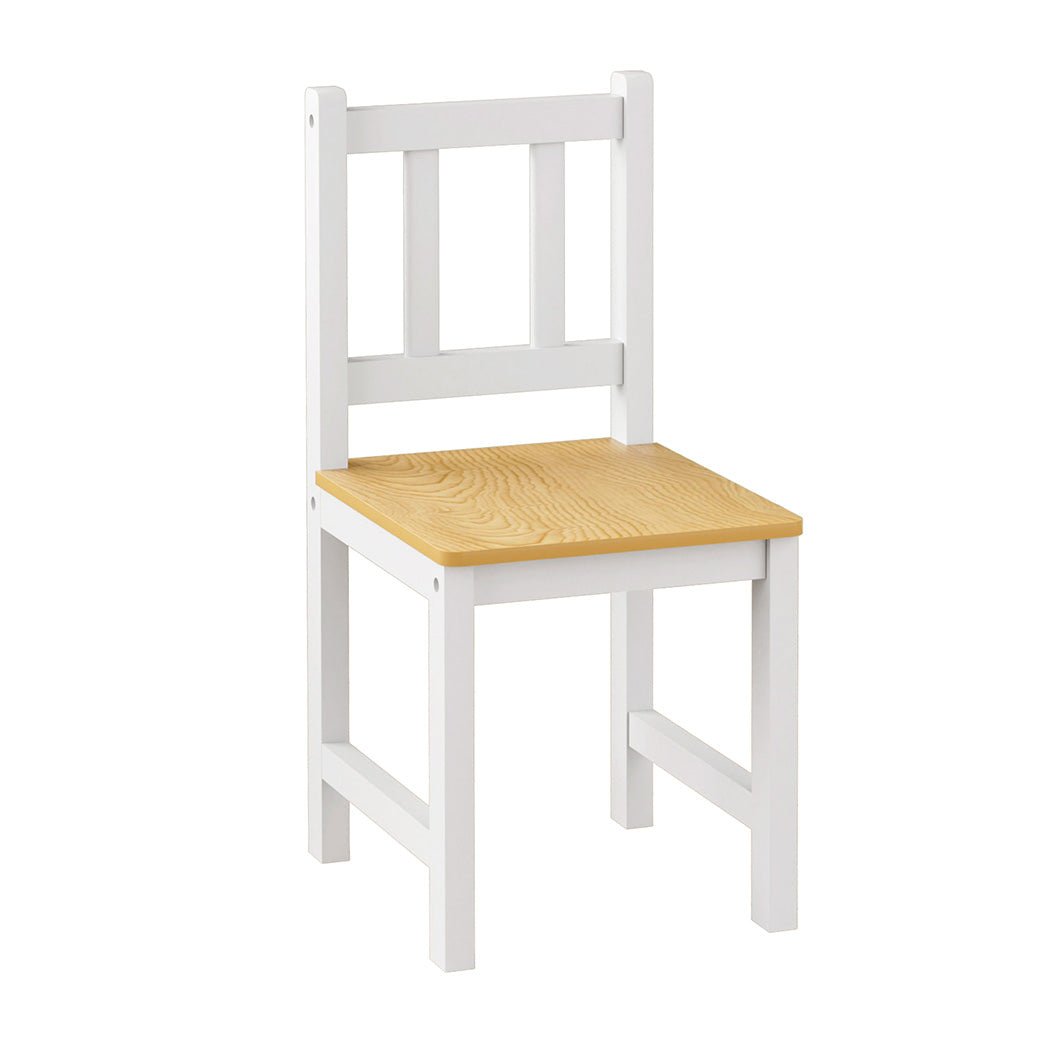 Bopeep Kids Table and Chairs Set Wooden 3PCS Study Play - '9356877208287 Toy Chest Australia 3