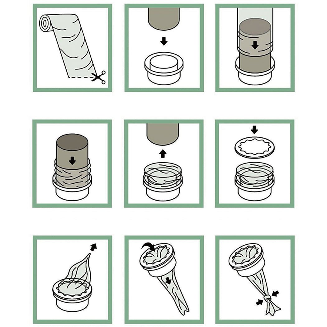 100m Nappy Bin Refill Kit Compatible - '9356877125119 Toy Chest Australia 3