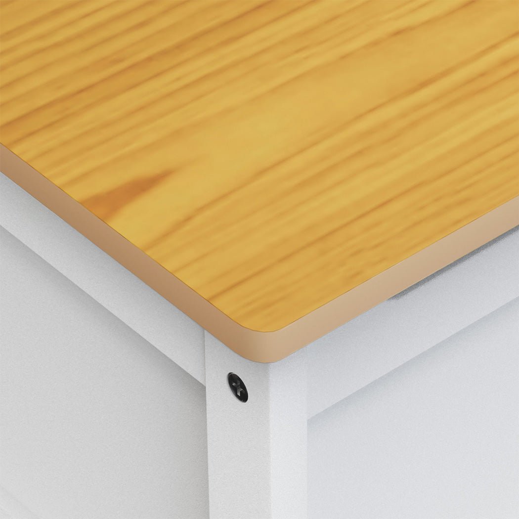 Levede 2 - In - 1 Kids Toys Storage Bench Box Wooden Chair - '9356877208270 Toy Chest Australia 4