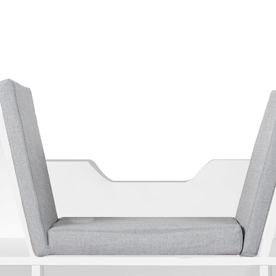 Levede Kids Bookcase Toys Box Shelf White - '9356877132155 Toy Chest Australia 4
