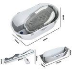 Bopeep Foldable Baby Bathtub 0 - 36months Grey - '9356877245404 Toy Chest Australia 2