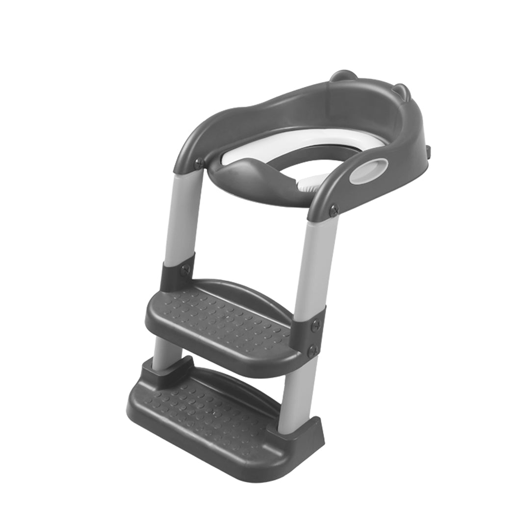 BoPeep Kids Toilet Ladder Grey - '9356877152542 Toy Chest Australia 8