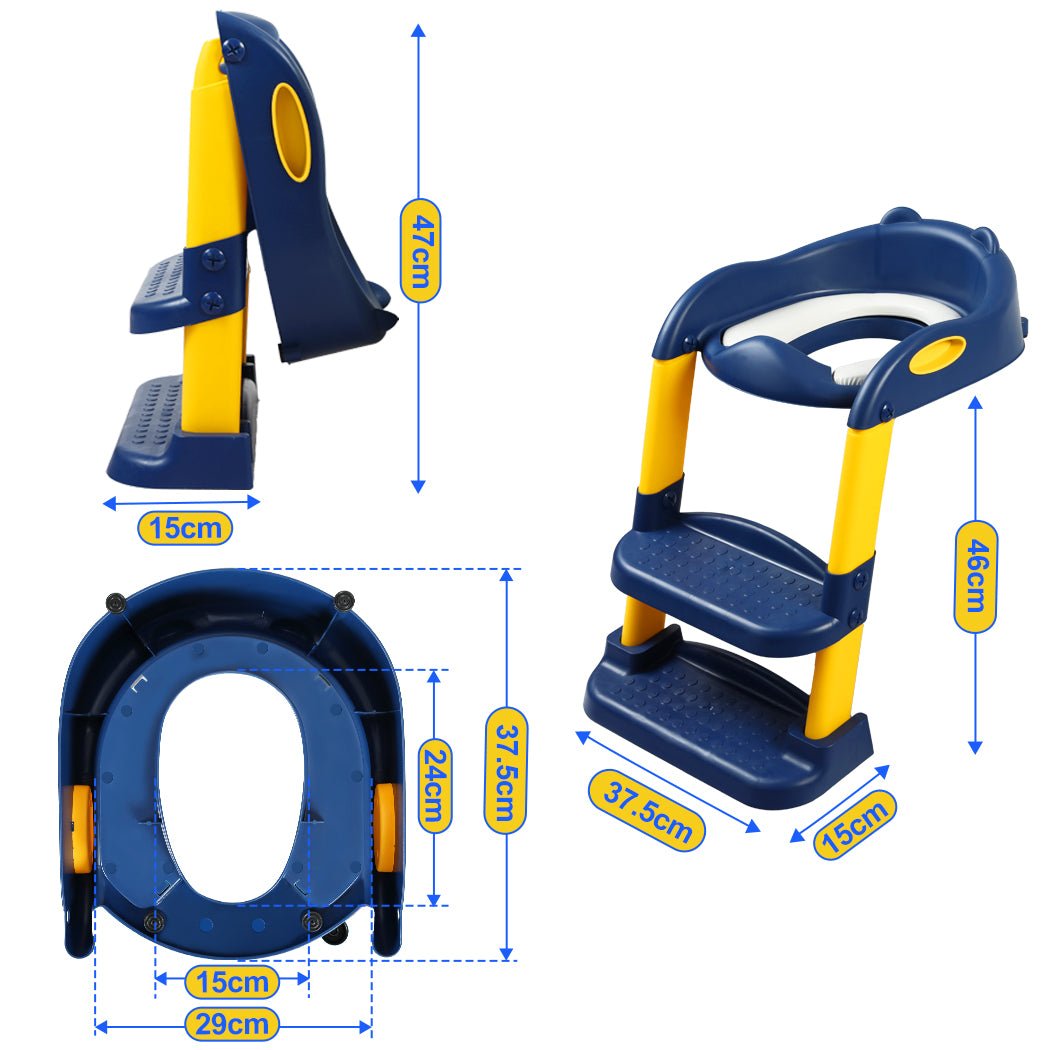 BoPeep Kids Toilet Ladder Blue - '9356877152535 Toy Chest Australia 2
