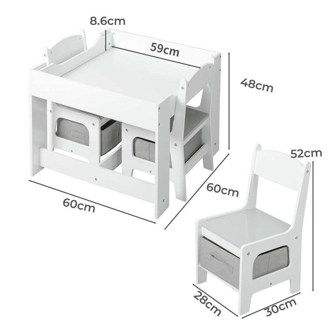 BoPeep Kids Table and Chairs Set Storage - '9356877137372 Toy Chest Australia 2