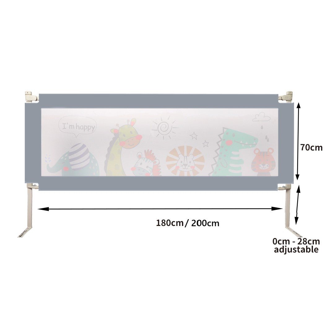 Bopeep Kids Baby Safety Bed Rail Guard King - '9356877176241 Toy Chest Australia 2