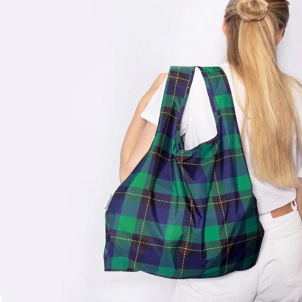 KIND BAG Reusable Bag - Medium| Tartan - '9356877155321 Toy Chest Australia 3