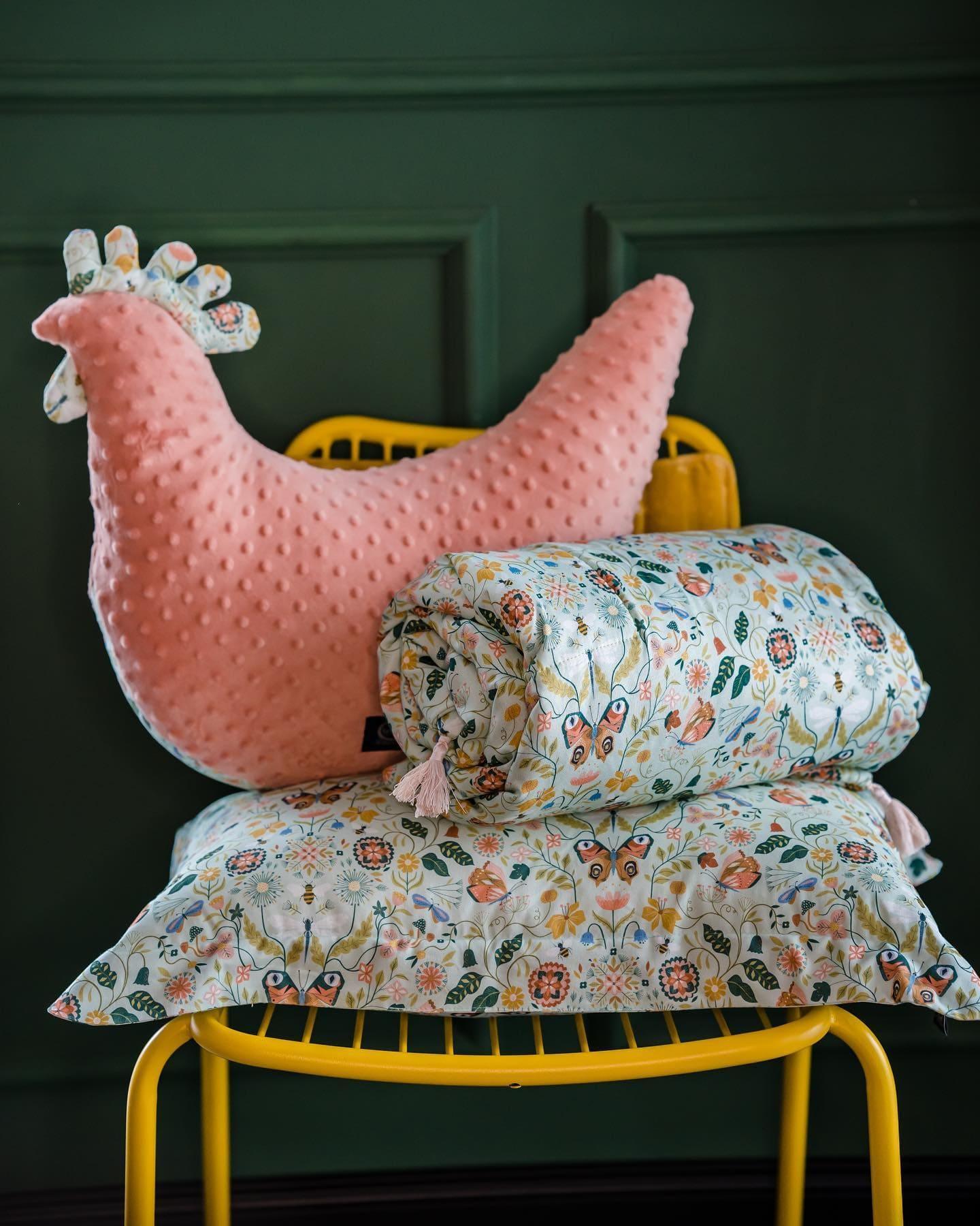 La Millou Dana's Hen Pillow SECRET GARDEN | Papaya - '9356877155406 Toy Chest Australia 1