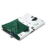 La Millou Light Blanket Large 110*140cm JUNGLE SWAN | Green - '9356877155888 Toy Chest Australia 4