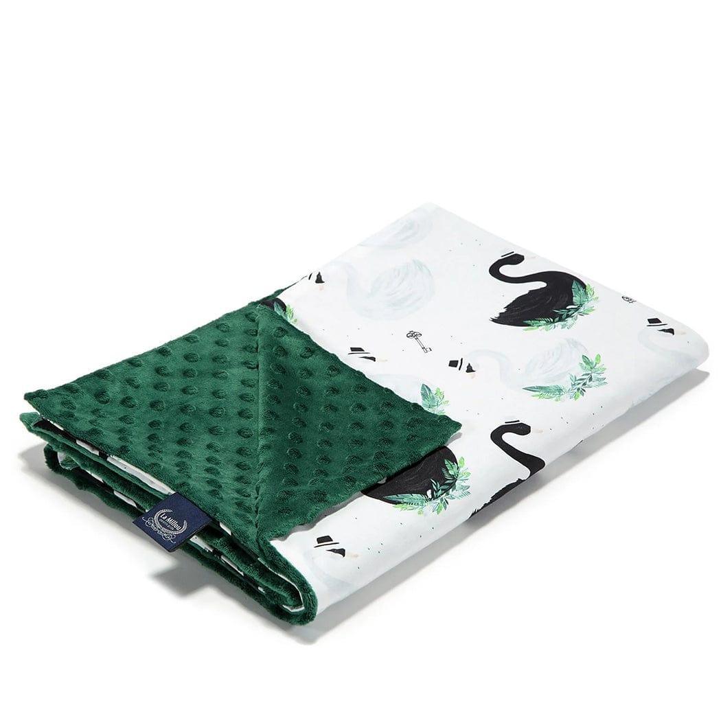 La Millou Light Blanket Large 110*140cm JUNGLE SWAN | Green - '9356877155888 Toy Chest Australia 4