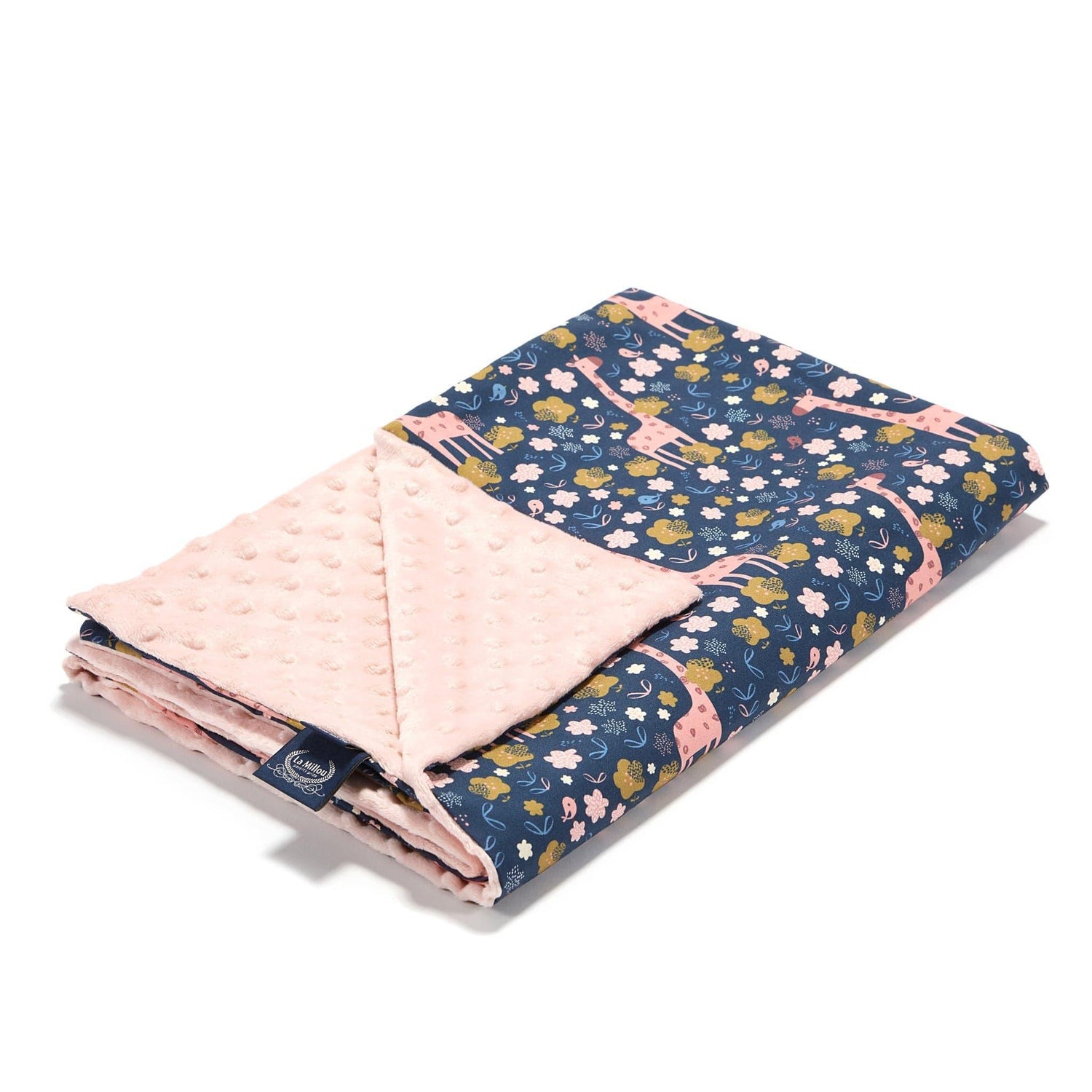 La Millou Light Blanket Medium FRENCH ROSE JARDIN | Powder Pink - '9356877154461 Toy Chest Australia 2