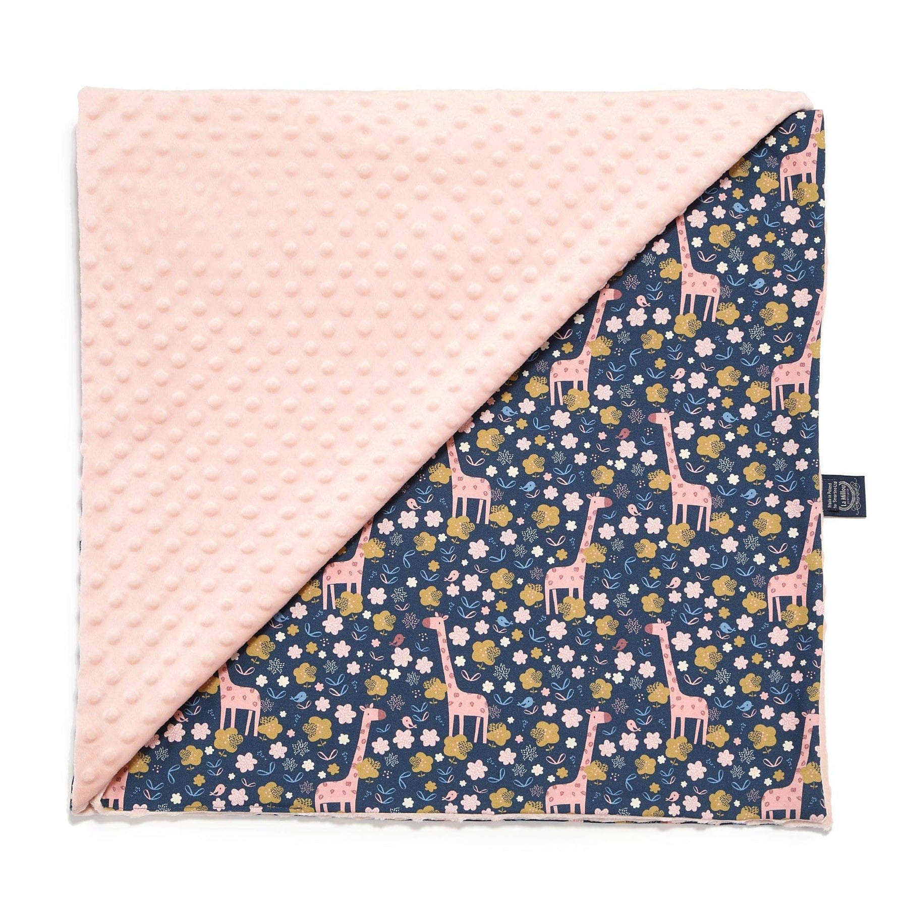 La Millou Light Blanket Medium FRENCH ROSE JARDIN | Powder Pink - '9356877154461 Toy Chest Australia 1
