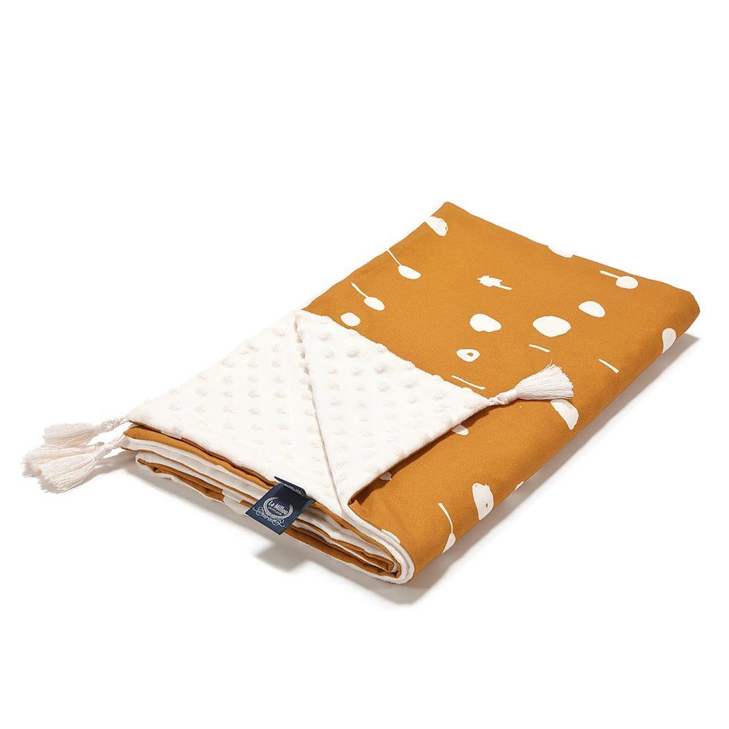 La Millou Light Blanket with Fringe Medium SNOWFLAKE SHEELA | Ercu - '9356877155765 Toy Chest Australia 2