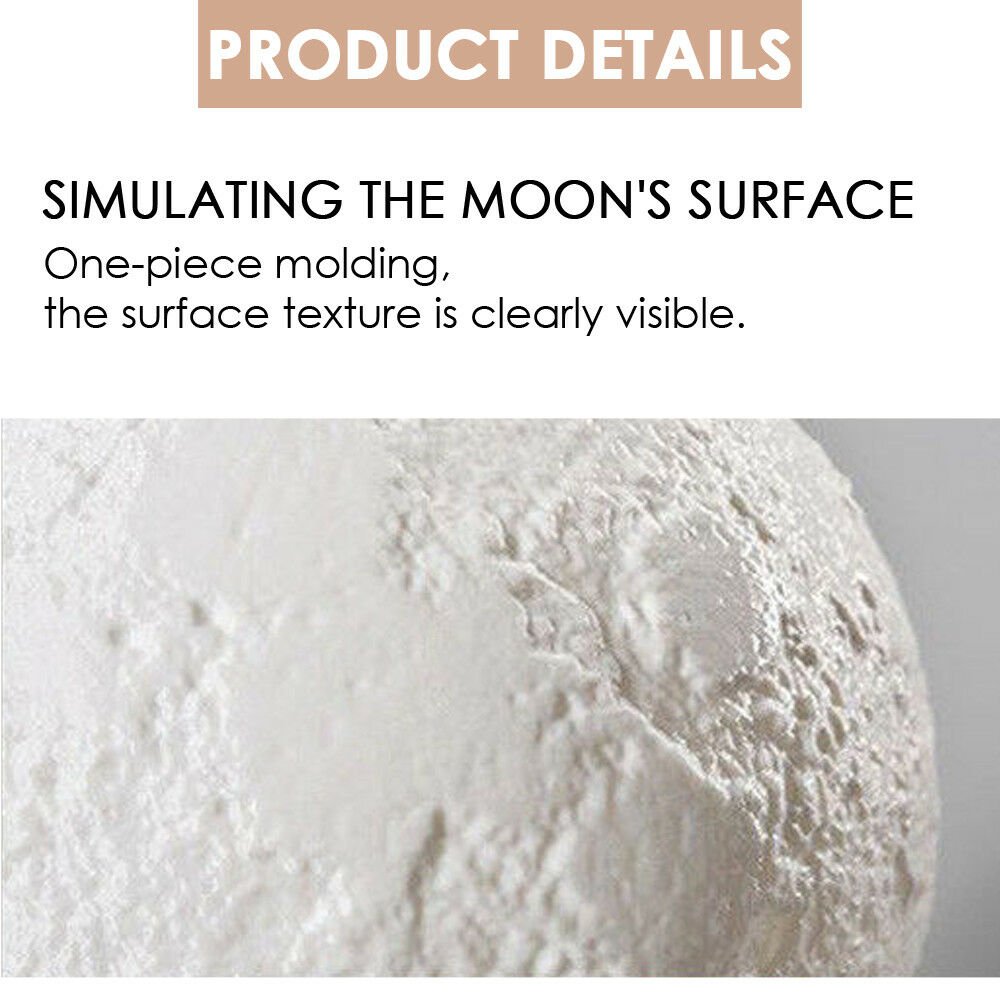 3D Magical Moon Lamp USB LED Night Light Large - '9356877048661 Toy Chest Australia 3