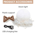3D Magical Moon Lamp USB LED Night Light Large - '9356877048661 Toy Chest Australia 1
