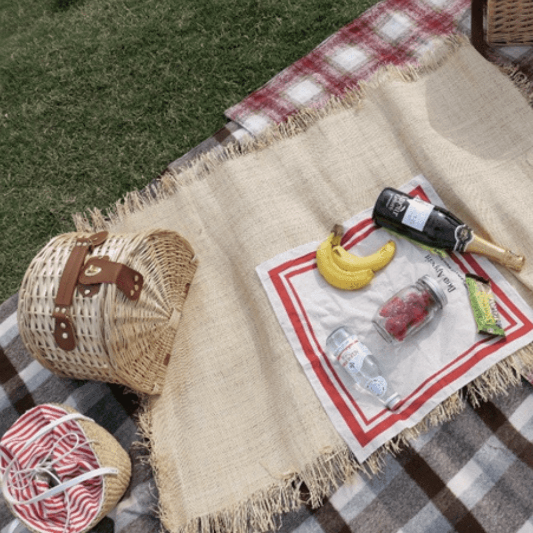 Little Dayz Boutique British Plaid Style Picnic Mat Medium 150*100 Red - '9356877170966 Toy Chest Australia 2
