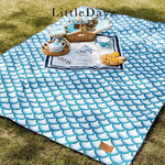 Little Dayz Boutique Emerald Cotton Picnic Mat 195*145 - '6972078510375 Toy Chest Australia 3