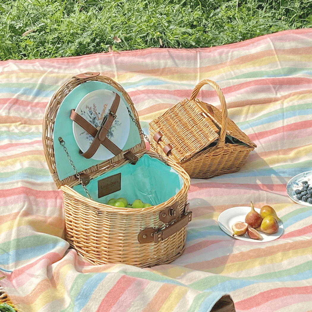 Little Dayz Boutique Semi Round Picnic Basket - '9356877170997 Toy Chest Australia 3