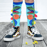 MADMIA Dinosaur Socks With Spikes Kids & Adults Age 6 - 99