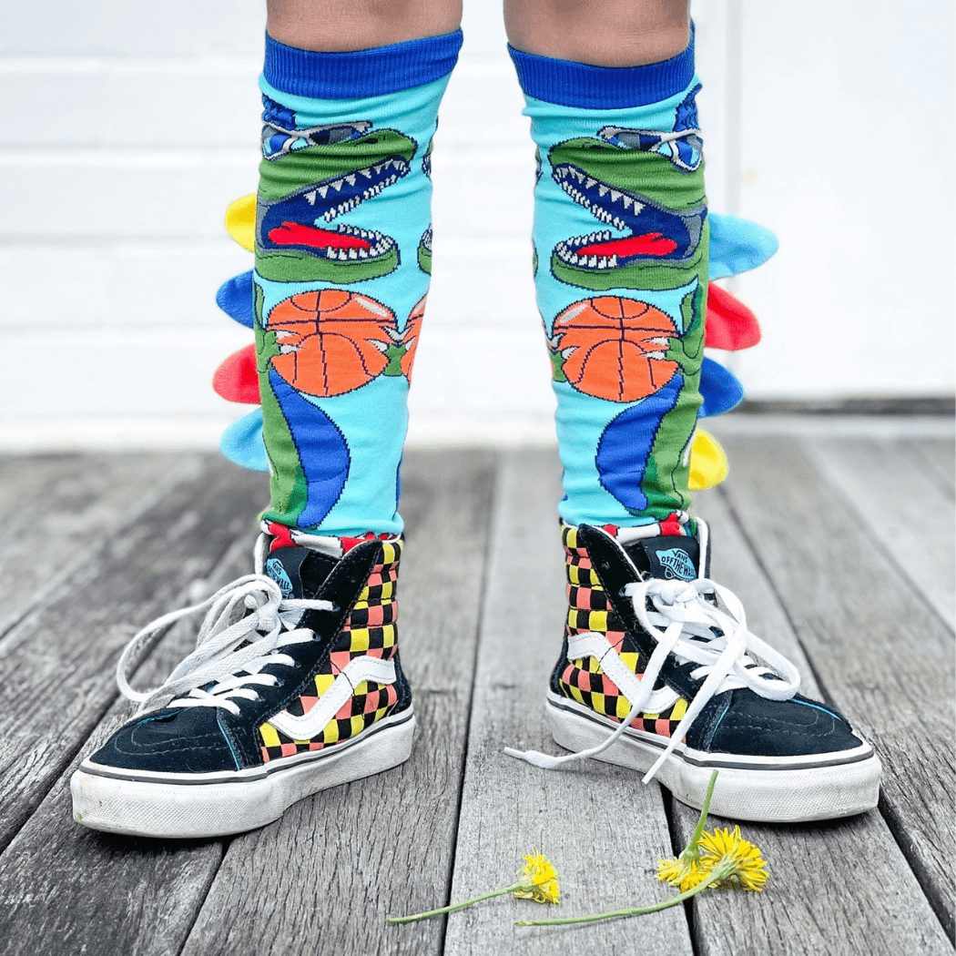 MADMIA Dinosaur Socks With Spikes Kids & Adults Age 6 - 99