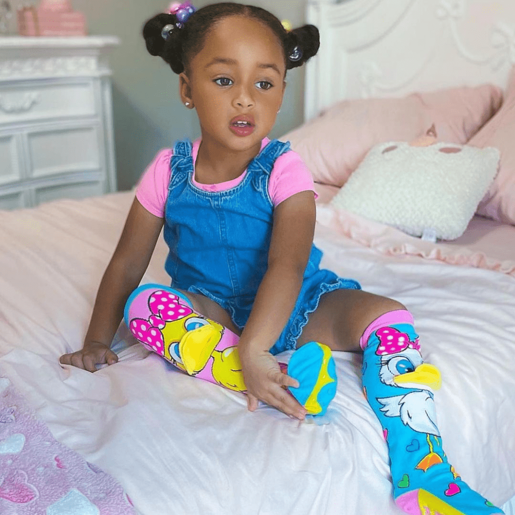 MADMIA Fluffy Duck Socks With Bill Toddler Ages 3 - 5 - '5715235002570 Toy Chest Australia 1