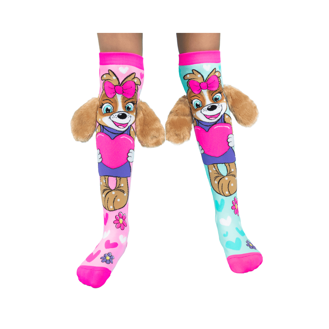 MADMIA Puppy Love Socks With Ears Kids & Adults Age 6 - 99 - '3760192687256 Toy Chest Australia 2