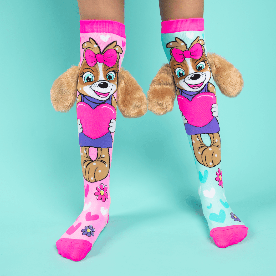 MADMIA Puppy Love Socks With Ears Toddler Ages 3 - 5 - '3760192689441 Toy Chest Australia 2