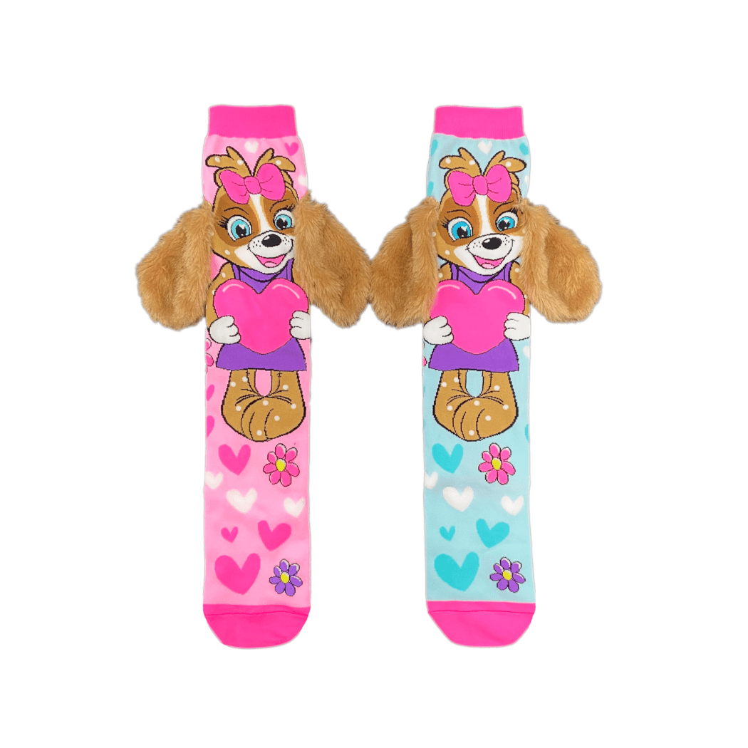 MADMIA Puppy Love Socks With Ears Kids & Adults Age 6 - 99 - '3760192687256 Toy Chest Australia 1