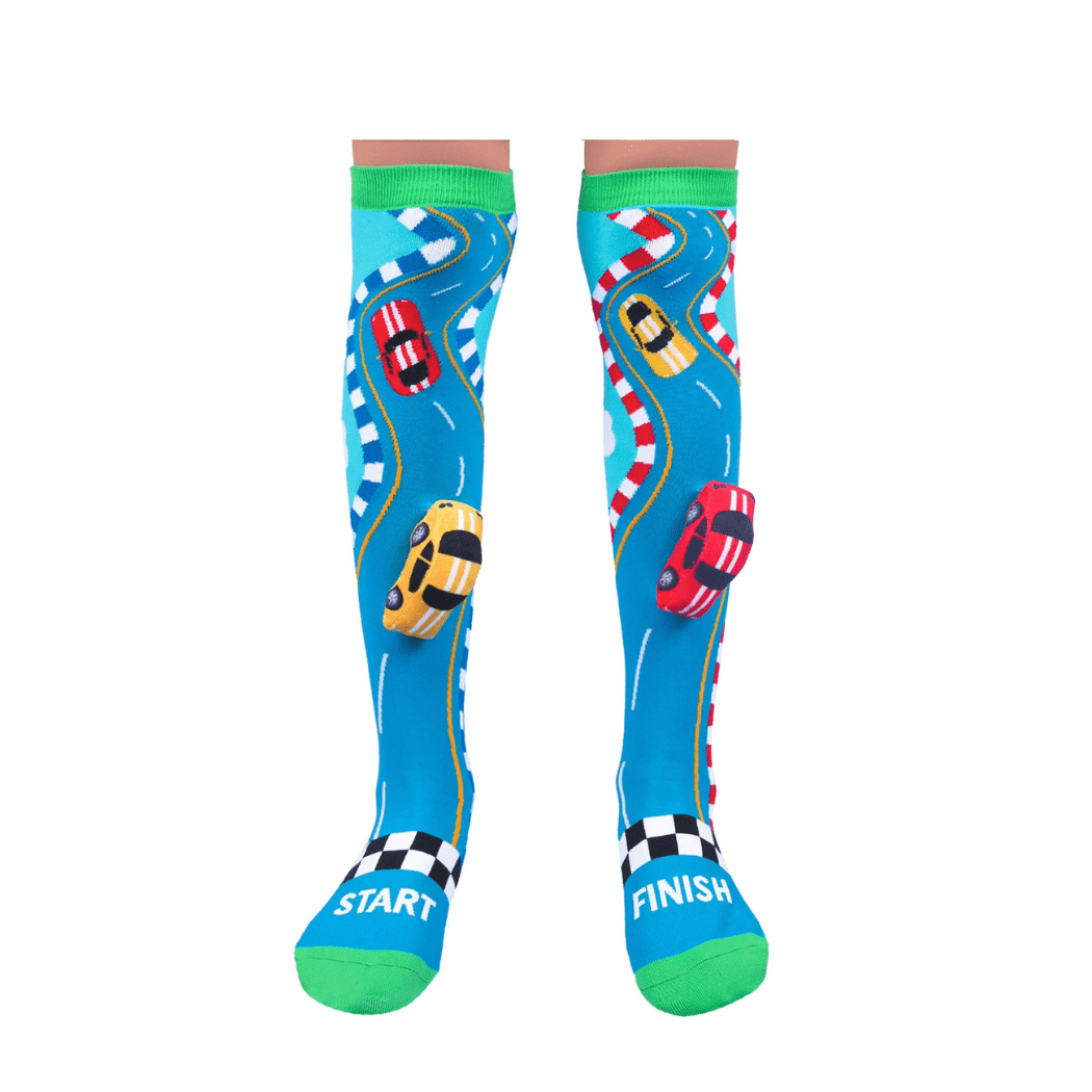 MADMIA Racing Cars Socks With Plush Cars Kids & Adults Age 6 - 99 - '3760192689427 Toy Chest Australia 8