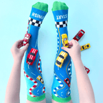 MADMIA Racing Cars Socks With Plush Cars Kids & Adults Age 6 - 99 - '3760192689427 Toy Chest Australia 2