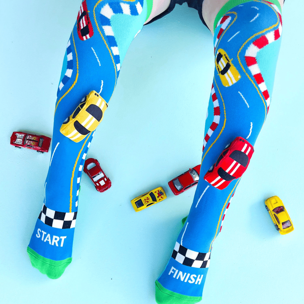 MADMIA Racing Cars Socks With Plush Cars Kids & Adults Age 6 - 99 - '3760192689427 Toy Chest Australia 3