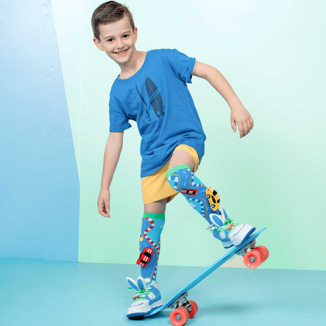 MADMIA Racing Cars Socks With Plush Cars Kids & Adults Age 6 - 99 - '3760192689427 Toy Chest Australia 5