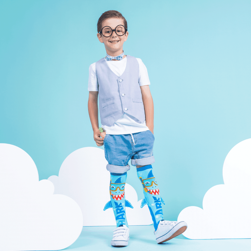 MADMIA Shark Socks With Spikes Kids & Adults Age 6 - 99 - '3760192688437 Toy Chest Australia 3