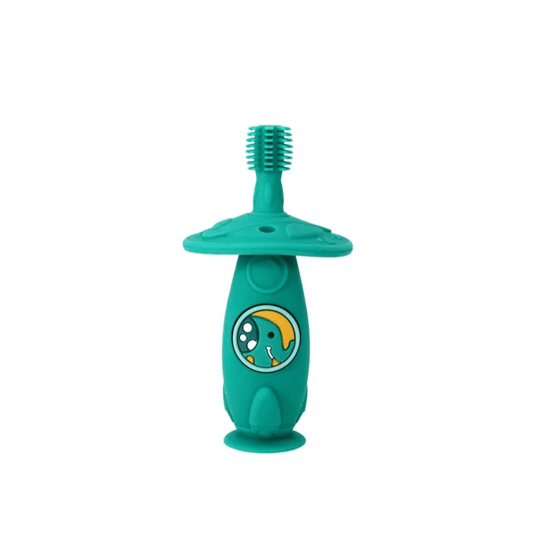 Marcus & Marcus - 12M+ Self Training 360' Toothbrushes Ollie the Elephant green - '4895235203281 Toy Chest Australia 6