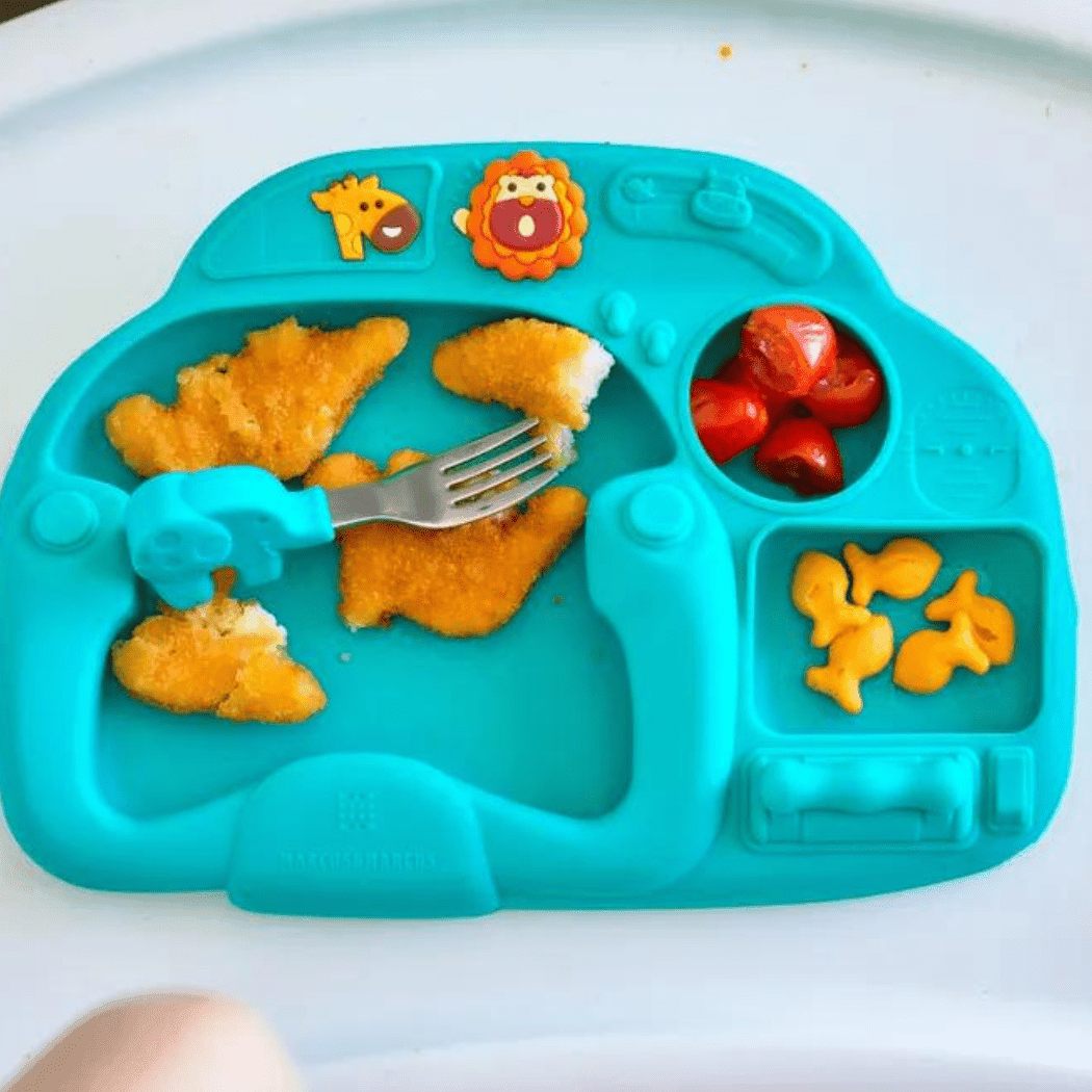 Marcus & Marcus - Creative Plate Suction Plate Lola Yellow - '4895235205643 Toy Chest Australia 1