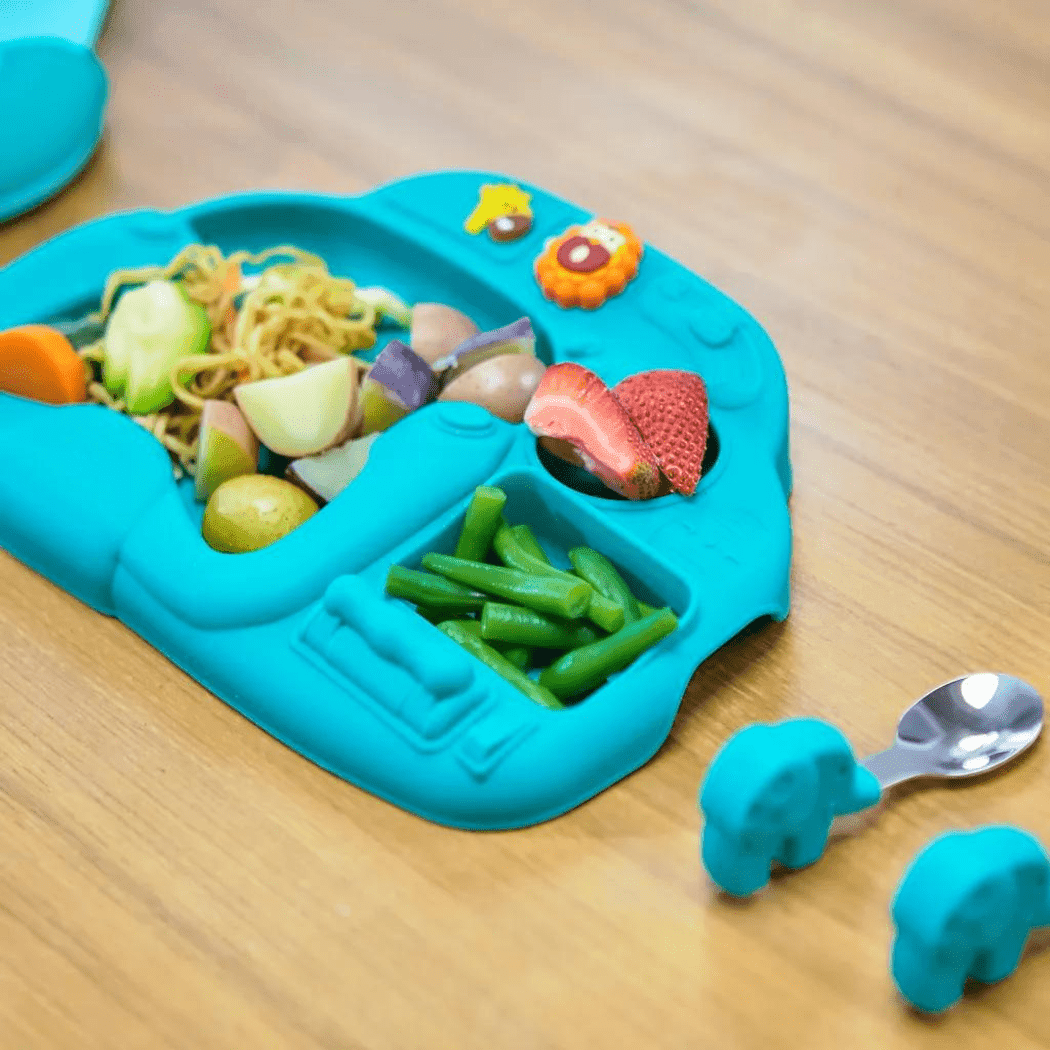 Marcus & Marcus - Creative Plate Suction Plate Lola Yellow - '4895235205643 Toy Chest Australia 4