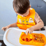 Marcus & Marcus - Creative Plate Toddler Mealtime Set Lola Yellow - '4895235205803 Toy Chest Australia 6