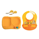 Marcus & Marcus - Creative Plate Toddler Mealtime Set Pocky Pink - '0059318116101 Toy Chest Australia 1