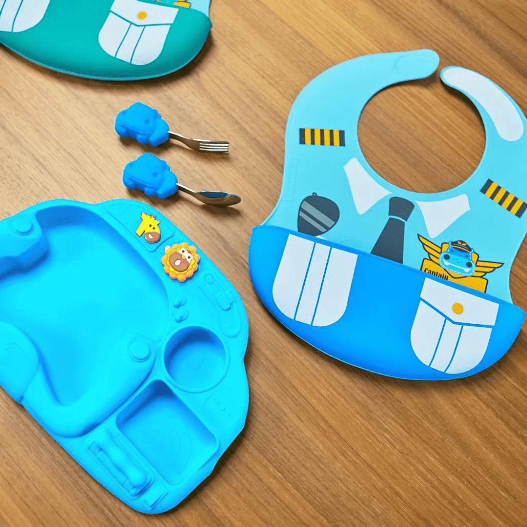 Marcus & Marcus - Creative Plate Toddler Mealtime Set Pocky Pink - '0059318116101 Toy Chest Australia 3