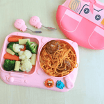Marcus & Marcus - Creative Plate Toddler Mealtime Set Lola Yellow - '4895235205803 Toy Chest Australia 4