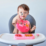 Marcus & Marcus - Creative Plate Toddler Mealtime Set Pocky Pink - '0059318116101 Toy Chest Australia 5