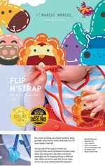 Marcus & Marcus - Flip N Strap Ollie the Elephant green - '0059318116835 Toy Chest Australia 7