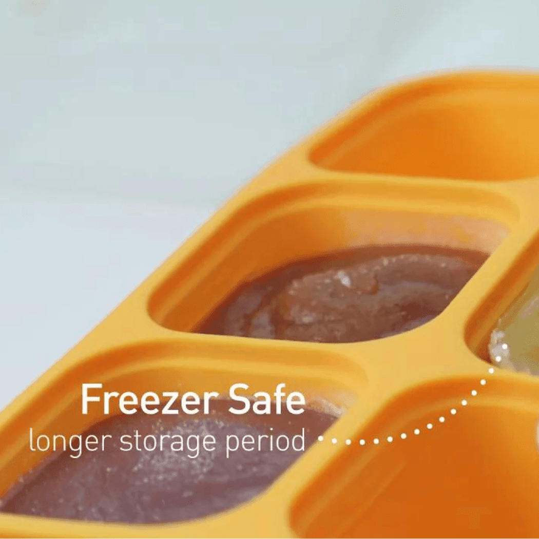 Marcus & Marcus - Food Cube Tray (1 o.z. x 8) Lola the Giraffe - Yellow - '9356877162275 Toy Chest Australia 5