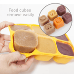 Marcus & Marcus - Food Cube Tray (1 o.z. x 8) Lola the Giraffe - Yellow - '9356877162275 Toy Chest Australia 1
