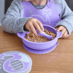 Marcus & Marcus - Sunction Bowl with Lid Marcus the Lion - Red - '0059318117221 Toy Chest Australia 5