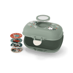 Monbento Gram Snack Box - Green Raccoon Green Raccoon - '5715235005762 Toy Chest Australia 3
