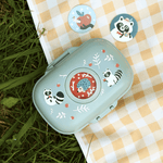 Monbento Gram Snack Box - Green Raccoon Green Raccoon - '5715235005762 Toy Chest Australia 6