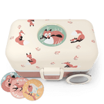Monbento Tresor Graphic Kids's Bento Box - Cinnamon Fox Cinnamon Fox - '5715235010537 Toy Chest Australia 1