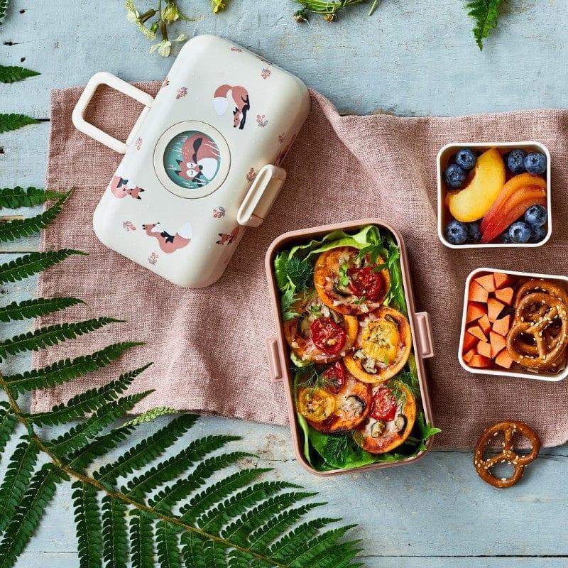 Monbento Tresor Graphic Kids's Bento Box - Cinnamon Fox Cinnamon Fox - '5715235010537 Toy Chest Australia 7