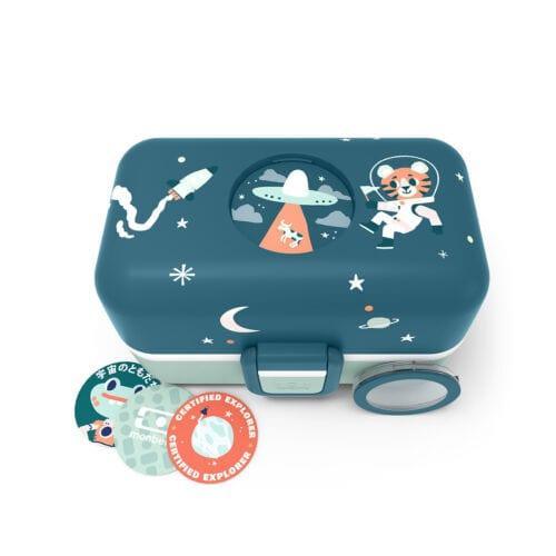 Monbento Tresor Graphic Kids's Bento Box - Cosmic Blue Cosmic Blue - '5715235007391 Toy Chest Australia 1